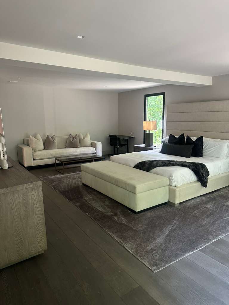Perfectly made bedroom