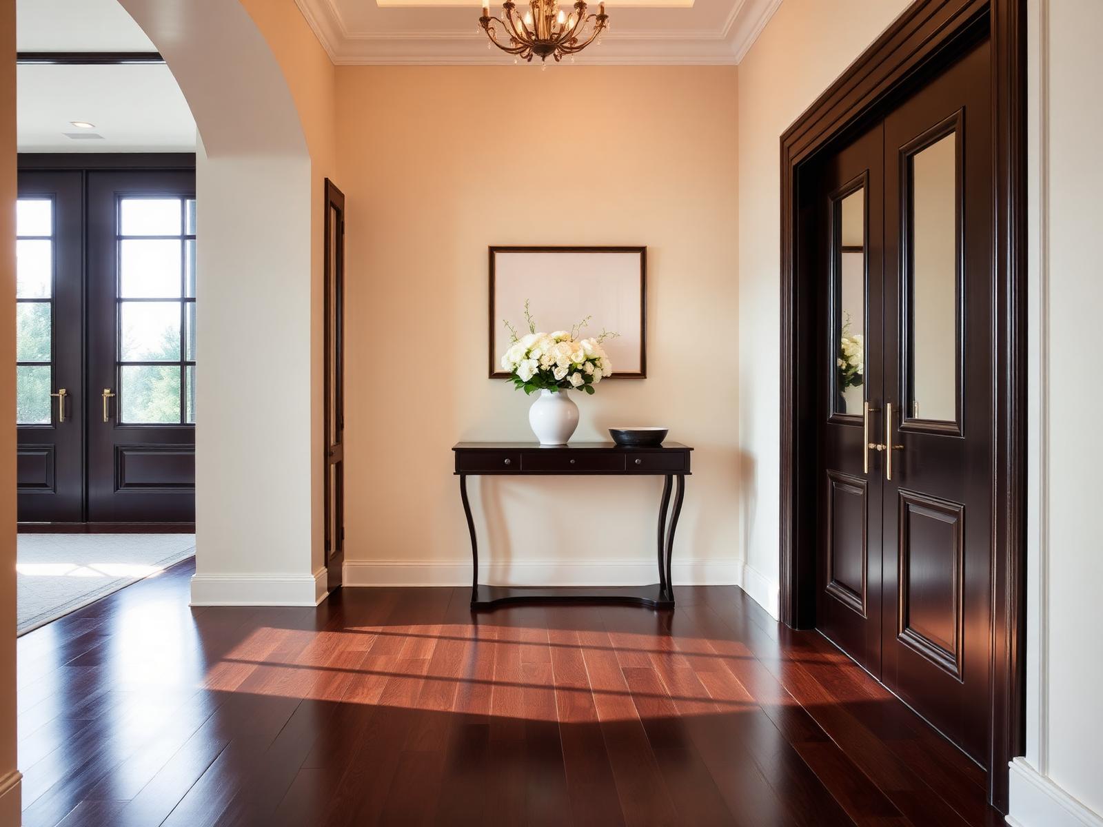 Elegant clean home interior